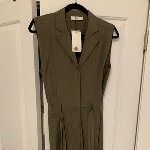Mango Utility Green Romper